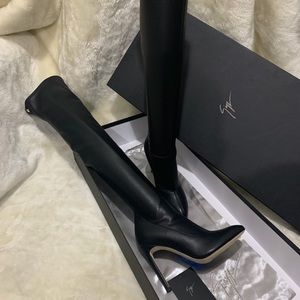 Giuseppe Zanotti leather over the knee boots